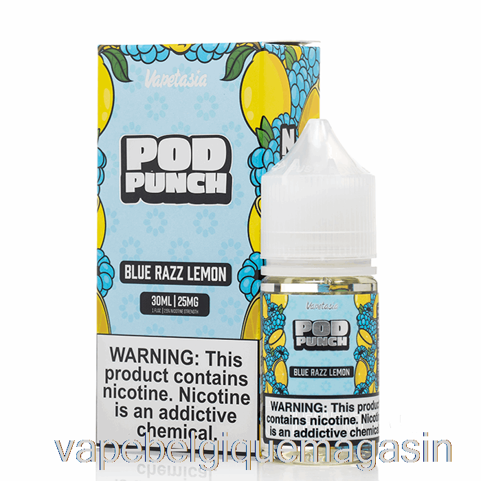 Vape Jetable Blue Razz Citron - Vapetasia Pod Punch Salts - 30ml 50mg